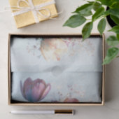 Perzik Lavendel Tulp Boeket Decoupage Tissuepapier (Geschenk)