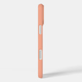 Perzik Licht Sinaasappel Roze Solid Custom Kleur G Case-Mate iPhone Case (Achterkant / Rechts)