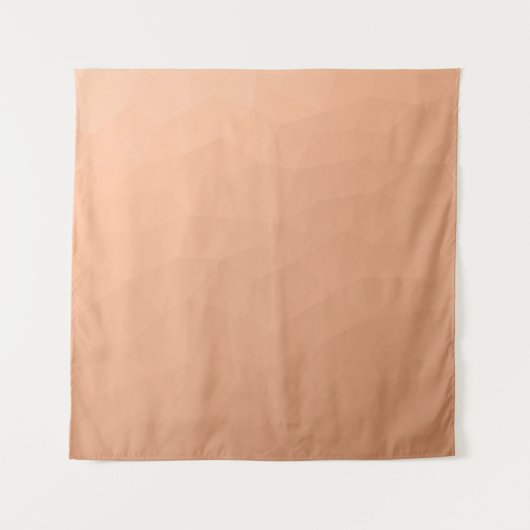 Perzik licht verloop geometrisch mesh patroon wandkleed (Voorkant)