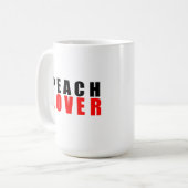 Perzik liefhebber koffiemok (Voorkant links)