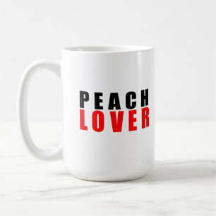 Perzik liefhebber koffiemok