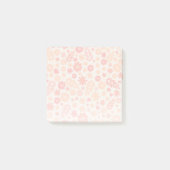 Perzik Luchtig Wildflower Meadow Patroon Post-it® Notes (Voorkant)