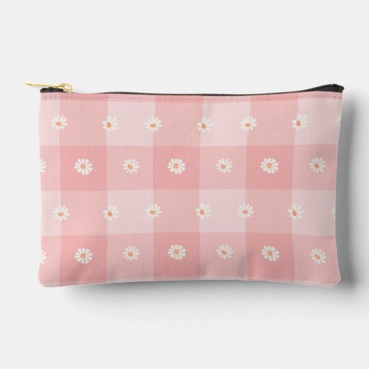 Perzik Madeliefjes Schachbrett Etui (Voorkant)