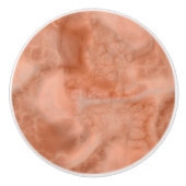 Perzik Marmer abstract Keramische Knop (Voorkant)