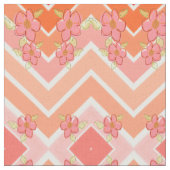 Perzik met koraal stof (Close Up)