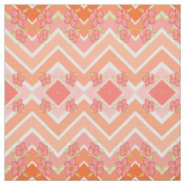 Perzik met koraal stof