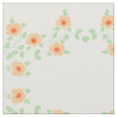 Perzik met roestige Oranje bloem Stof (Close Up)