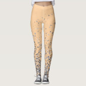 Perzik met sproeten Print Leggings (Voorkant)