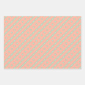 Perzik Mint Artistry Wrapping Papier Flat Sheet Se Inpakpapier Vel (Voorkant 2)