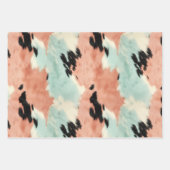 Perzik Mint Cream Koeienhuid Inpakpapier Vel (Voorkant 3)