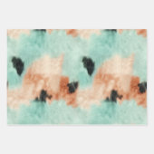 Perzik Mint Cream Koeienhuid Inpakpapier Vel (Voorkant)