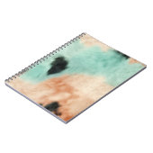 Perzik Mint Cream Koeienhuid Notitieboek (Linkerzijde)