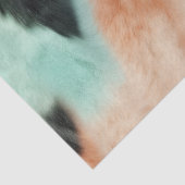 Perzik Mint Cream Koeienhuid Tissuepapier (Detail)