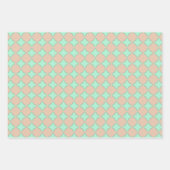 Perzik & Mint Pastels Wrapping Papier Flat Sheet S Inpakpapier Vel (Voorkant)