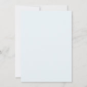 Perzik Mint Tropische Eucalyptus Bruiloft Kaart (Achterkant)