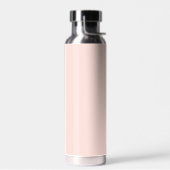 Perzik naam meisje modern eenvoudig waterfles (Links)