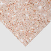 Perzik Nep Glitter Verjaardag Tissuepapier (Detail)
