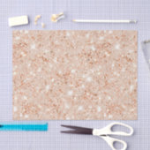 Perzik Nep Glitter Verjaardag Tissuepapier (Craft)
