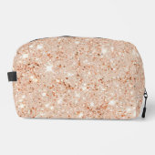 Perzik Nep Glitters Toilettasje (Voorkant)
