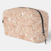 Perzik Nep Glitters Toilettasje (Rechterhoek)