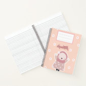 Perzik Notitieboek "Alhamdulillah" (Binnen)