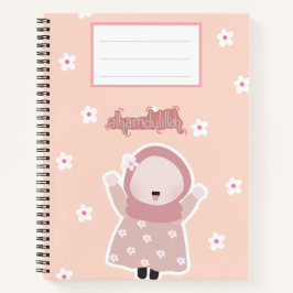 Perzik Notitieboek "Alhamdulillah"