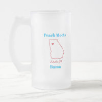 Perzik Ontmoet Bama Frosted Mok