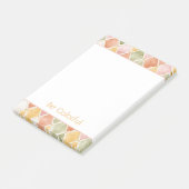 Perzik Oranje Groen Geel Blush  Post-it® Notes (Schuin)