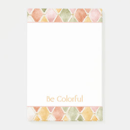 Perzik Oranje Groen Geel Blush  Post-it® Notes