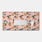 Perzik Oranje sappatroon Bureaumat (Keyboard & Muis)