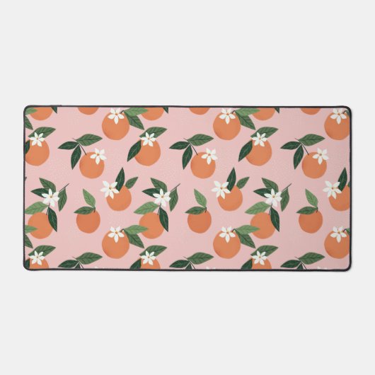Perzik Oranje sappatroon Bureaumat (Voorkant)