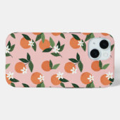 Perzik Oranje sappatroon Case-Mate iPhone Case (Achterkant (horizontaal))