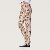 Perzik Oranje sappatroon Leggings (Links)