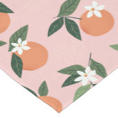 Perzik Oranje sappatroon Medium Tafelloper (Hoek)