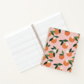 Perzik Oranje sappatroon Notitieboek (Binnen)