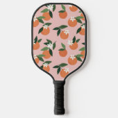 Perzik Oranje sappatroon Pickleball Paddle (Voorkant)
