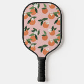 Perzik Oranje sappatroon Pickleball Paddle (Achterkant)