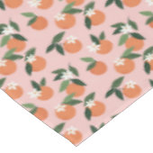 Perzik Oranje sappatroon Tafelkleed (Gekanteld)