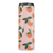 Perzik Oranje sappatroon Thermosbeker (Achterkant)