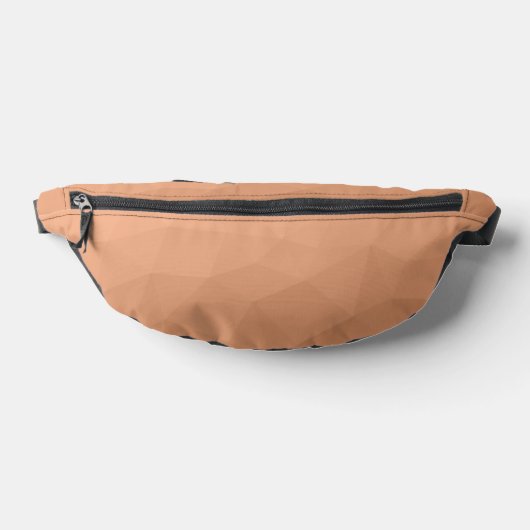 Perzik oranje verloop geometrisch maaspatroon heuptasje (Liggend)