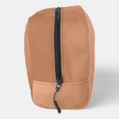 Perzik Oranje verloop geometrisch maaspatroon Toilettasje (Rechts)