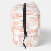 Perzik Oranje Witte Streep Abstract Toilettasje (Rechts)