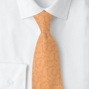 Perzik Paisley Stropdas