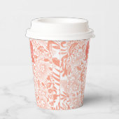 Perzik Papieren Bekers (Rechts)