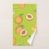 Perzik Patroon 4 Bad Handdoek (Handdoek)