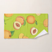 Perzik Patroon 4 Bad Handdoek (Handdoek)