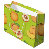 Perzik Patroon 4 Groot Cadeauzakje (Voorkant Gekanteld)