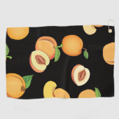 Perzik Patroon 5 Golfhanddoek (Horizontaal)