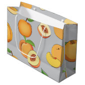 Perzik Patroon 6 Groot Cadeauzakje (Voorkant Gekanteld)