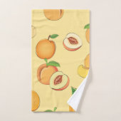 Perzik Patroon 7 Bad Handdoek (Handdoek)